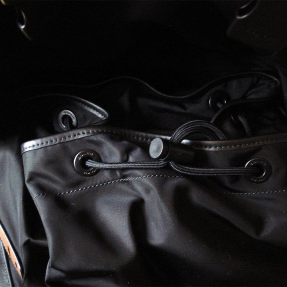 NEW COACH F56543 GUNMETAL BLACK LEATHER TREK BACKPACK + BONUS PENS-$600+VALUE! - Picture 7 of 13